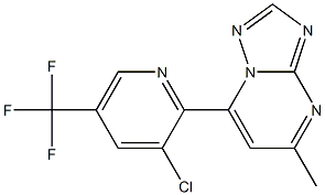 [1,2,4]Triazolo[1,5-a]pyriMidine, 7-[3-chloro-5-(trifluoroMethyl)-2-pyridinyl]-5-Methyl- CAS#: 1048383-29-4