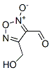 1,2,5-Oxadiazole-3-carboxaldehyde, 4-(hydroxymethyl)-, 2-oxide (9CI) CAS#: 184581-06-4