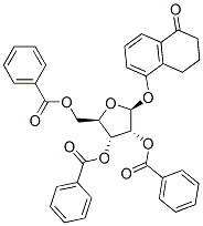1(2H)-Naphthalenone, 3,4-dihydro-5-(2,3,5-tri-O-benzoyl-.beta.-D-ribofuranosyl)oxy- CAS#: 195385-86-5