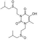 1,3-Bis(2-((2-methylpropyl)sulfinyl)ethyl)-5-hydroxy-6-methyl-2,4(1H,3 H)-pyrimidinedione CAS#: 180274-07-1