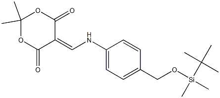 1,3-Dioxane-4,6-dione, 5-[[[4-[[[(1,1-diMethylethyl)diMethylsilyl]oxy]Methyl]phenyl]aMino]Methylene]-2,2-diMethyl- CAS#: 1052094-51-5