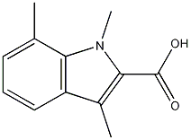 1,3,7-trimethyl-1H-indole-2-carboxylic acid CAS#: 1015846-77-1