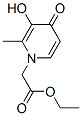 1(4H)-Pyridineacetic acid, 3-hydroxy-2-methyl-4-oxo-, ethyl ester (9CI) CAS#: 188123-20-8