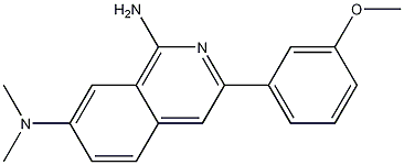 1,7-Isoquinolinediamine, 3-(3-methoxyphenyl)-N7,N7-dimethyl- CAS#: 1029008-71-6