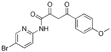 N-(5-bromo-pyridin-2-yl)-4-(4-methoxy-phenyl)-2,4-dioxo-butyramide CAS#: 180537-73-9
