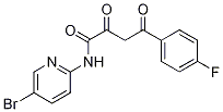 N-(5-bromo-pyridin-2-yl)-4-(4-fluorophenyl)-2,4-dioxo-butyramide CAS#: 180537-77-3