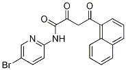 N-(5-bromo-pyridin-2-yl)-4-naphthalen-1-yl-2,4-dioxo-butyramide CAS#: 182828-47-3