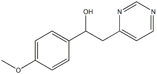 1-(4-METHOXYPHENYL)-2-PYRIMIDIN-4-YLETHANOL CAS#: 185848-10-6