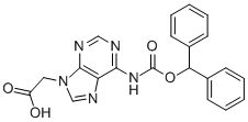 (6-BENZHYDRYLOXYCARBONYLAMINO-PURIN-9-YL)-ACETIC ACID CAS#: 186046-80-0