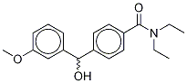rac-4-(3’-Methoxy-α-hydroxybenzyl)-N,N-diethylbenzamide CAS#: 186094-06-4