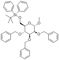 Methyl-6-O-(tert.-butyldiphenylsilyl)-2,3,4-tri-O-benzyl-α-D-mannopyranoside CAS#: 186540-03-4