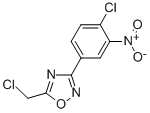 5-CHLOROMETHYL-3-(4-CHLORO-3-NITRO-PHENYL)-[1,2,4]OXADIAZOLE CAS#: 187399-90-2