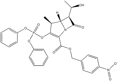 4-Nitrobenzyl (4S,5R,6S)-3-[(diphenylphosphono)oxy]-6-[(R)-1-hydroxyethyl]-4-Methyl-7-oxo-1-azabicyclo[3.2.0]hept-2-ene-2-carboxylate CAS#: 189188-38-3