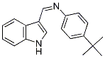 (4-tert-Butyl-phenyl)-[1-(1H-indol-3-yl)-meth-(Z)-ylidene]-amine CAS#: 191922-49-3