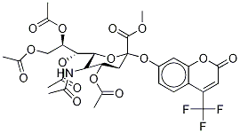 4-Trifluoromethylumbelliferyl Tetra-O-acetylated α-D-N-Acetylneuraminate Methyl Ester CAS#: 195210-09-4