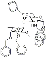 Benzyl 2-Acetamido-2-deoxy-3-O-(2,3,4-tri-O-benzyl-α-L-fucopyranosyl)-4,6-benzylidene-α-D-glucopyranoside CAS#: 196941-73-8