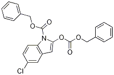 benzyl 2-{[(benzyloxy)carbonyl]oxy}-5-chloro-1H-indole-1-carboxylate CAS#: 197775-88-5