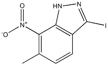 1H-INDAZOLE, 3-IODO-6-METHYL-7-NITRO- CAS#: 1000342-64-2