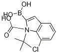 1H-Indole-1-carboxylic acid, 2-borono-7-chloro-, 1-(1,1-dimethylethyl) ester CAS#: 1000068-24-5
