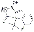 1H-Indole-1-carboxylic acid, 2-borono-7-fluoro-, 1-(1,1-dimethylethyl) ester CAS#: 1000068-65-4