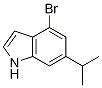 1H-Indole, 4-broMo-6-(1-Methylethyl)- CAS#: 1000343-72-5