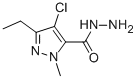 1H-PYRAZOLE-5-CARBOXYLIC ACID, 4-CHLORO-3-ETHYL-1-METHYL-,HYDRAZIDE CAS#: 198757-18-5