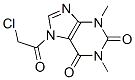 1H-Purine-2,6-dione, 7-(chloroacetyl)-3,7-dihydro-1,3-dimethyl- (9CI) CAS#: 179064-70-1