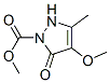 1H-Pyrazole-1-carboxylic acid, 2,5-dihydro-4-methoxy-3-methyl-5-oxo-, methyl ester CAS#: 190257-06-8