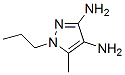 1H-Pyrazole-3,4-diamine,  5-methyl-1-propyl- CAS#: 199341-59-8