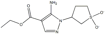 1H-Pyrazole-4-carboxylic acid, 5-aMino-1-(tetrahydro-1,1-dioxido-3-thienyl)-, ethyl ester CAS#: 1010863-54-3