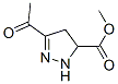 1H-Pyrazole-5-carboxylic acid, 3-acetyl-4,5-dihydro-, methyl ester (9CI) CAS#: 186790-84-1