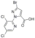 1H-Pyrazole-5-carboxylic acid, 3-broMo-1-(3,5-dichloro-2-pyridinyl)- CAS#: 1006620-93-4