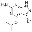1H-Pyrazolo[3,4-d]pyriMidin-6-aMine, 3-broMo-4-(1-Methylethoxy)- CAS#: 183274-50-2