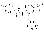 1H-Pyrrolo[2,3-b]pyridine, 1-[(4-Methylphenyl)sulfonyl]-3-(4,4,5,5-tetraMethyl-1,3,2-dioxaborolan-2-yl)-5-(trifluoroMethyl)- CAS#: 1036027-60-7