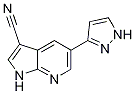 1H-Pyrrolo[2,3-b]pyridine-3-carbonitrile, 5-(1H-pyrazol-3-yl)- CAS#: 1059171-08-2