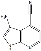 1H-Pyrrolo[2,3-b]pyridine-4-carbonitrile,  3-amino- CAS#: 1000340-50-0
