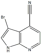 1H-Pyrrolo[2,3-b]pyridine-4-carbonitrile,  3-bromo- CAS#: 1000340-54-4
