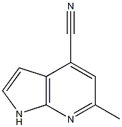 1H-Pyrrolo[2,3-b]pyridine-4-carbonitrile,  6-methyl- CAS#: 1000340-62-4