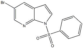 1H-Pyrrolo[2,3-b]pyridine, 5-bromo-1-(phenylsulfonyl)- CAS#: 1001070-33-2