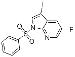 1H-Pyrrolo[2,3-b]pyridine, 5-fluoro-3-iodo-1-(phenylsulfonyl)- CAS#: 1001413-99-5