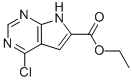 1H-Pyrrolo[2,3-d]pyrimidine-6-carboxylic acid, 4-chloro-, ethyl ester CAS#: 187725-00-4