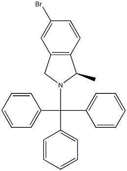 (1R)-5-Bromo-1-methyl-2-trityl-2,3-dihydro-1H-isoindole CAS#: 194805-14-6