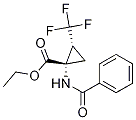 (1S,2R)-Ethyl 1-benzaMido-2-(trifluoroMethyl)cyclopropanecarboxylate CAS#: 1068146-77-9