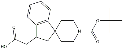 2-(1'-(tert-butoxycarbonyl)-2,3-dihydrospiro[indene-1,4'-piperidine]-3-yl)acetic acid CAS#: 185526-66-3