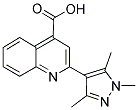 2-(1,3,5-TRIMETHYL-1 H-PYRAZOL-4-YL)-QUINOLINE-4-CARBOXYLIC ACID CAS#: 1004643-71-3