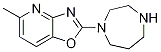 2-(1,4-diazepan-1-yl)-5-methyl[1,3]oxazolo[4,5-b]pyridine(SALTDATA: FREE) CAS#: 1035840-54-0
