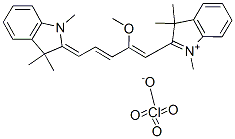 2-[(1Z,3E)-2-METHOXY-5-(1,3,3-TRIMETHYL-1,3-DIHYDRO-2H-INDOL-2-YLIDENE)-1,3-PENTADIENYL]-1,3,3-TRIMETHYL-3H-INDOLIUM PERCHLORATE CAS#: 179082-57-6
