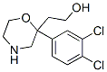 2-[2-(3,4-Dichlorophenyl)morpholin-2-yl]ethanol CAS#: 191673-56-0