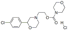 2-[2-(4-chlorophenyl)morpholin-4-yl]ethyl morpholine-4-carboxylate hyd rochloride CAS#: 185759-16-4