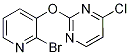 2-(2-BroMo-pyridin-3-yloxy)-4-chloro-pyriMidine, 98+% C9H5BrClN3O, 分子量 286.52 CAS#: 1065484-67-4